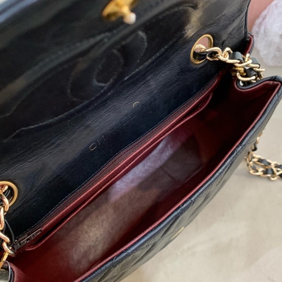 💓Sold💓 Vintage Chanel Large CC Cross body bag - Picture 5 of 8